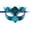Blue, variant on Mskk Glitter Masquerade Mask for Women, Venetian Half‑Face Mask Halloween Mardi Gras Carnival Costume Ball Cosplay Party Accessory for Night Event