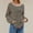Beige, variant on FDGIU Women's Chunky Knit Sweater Warm Pullover Crewneck Sweater 2025, Oversized Loose Striped Top, Casual Fall Fashion Cozy Tunic