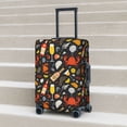 thumbnail image 2 of Lsque Seafood And Drinks Printed Luggage Cover, Travel Luggage Protector,Scratch and Dirt Resistant, Fits 18-32 Inch Luggage - Large, 2 of 9