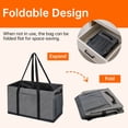 thumbnail image 3 of FOUKUS 55L Reusable Grocery Bags Foldable: Extra Large Grocery Tote Bag With Reinforced Bottom, Multi Pocket Grocery Bag Organizer, Collapsible Utility Tote For Car Travel, 3 of 6
