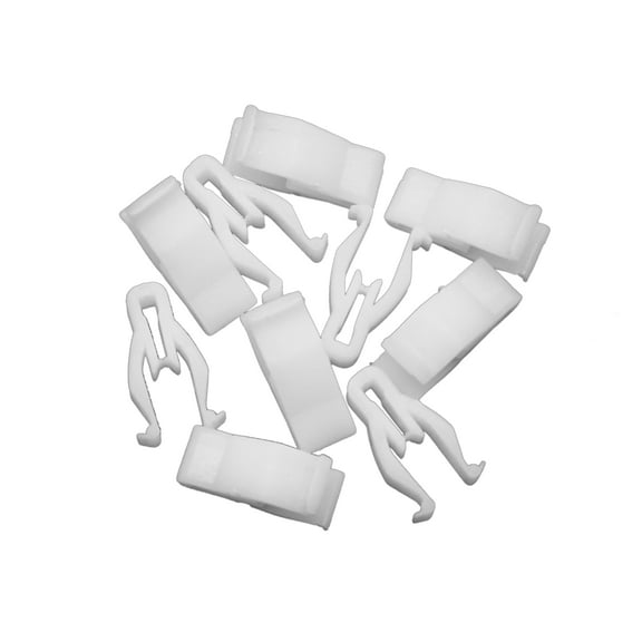 10pcs White Auto Console Instrument Retainer Clip Car  Trim Fastener Interior