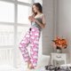 thumbnail image 5 of Balery Beautiful Swans Pantalones de pijama para mujer, pijamas ultraligeros, pantalones de estar por casa-Small, 5 of 6