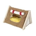 thumbnail image 4 of Bvdfgk Guinea Pig Bed Activity Platform Hamster Nest for Winter Sleeping Chinchilla brown, 4 of 9