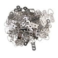 thumbnail image 4 of 100x Picture Hangers Double Hole Picture Frame Hanging Hanger without Screws, 4 of 8