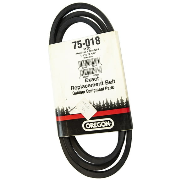 Oregon 75-018 Spindle Drive Belt MTD 600 700 800 44" Deck Yard Tractors 954-0293