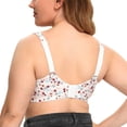 thumbnail image 2 of URMAGIC Floral Full Coverage Underwire Bras T-shirt Bra for Women,36-42,C-F Cup, 2 of 6