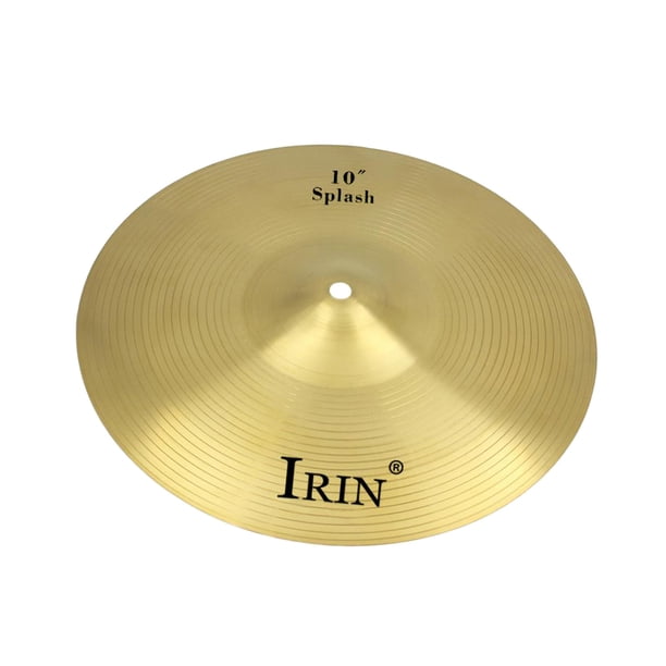 Platillos de latón Sunnimix Splash Crash Platillos Hi Hat para Batería de 10 pulgadas