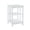 White, variant on Pemberly Row Wood End Table with Middle and Bottom Shelf in Black