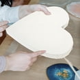 thumbnail image 4 of RENACLIPY Wood Frame Oil Painting Heart-shaped Board for Art Lovers with Drawing Function for Home Use 1Set, 4 of 6