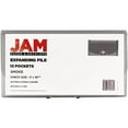 thumbnail image 5 of JAM Paper 13 Pocket Expanding File, Grey, 2/Pack, Check Size, 5 x 10 1/2, 5 of 5