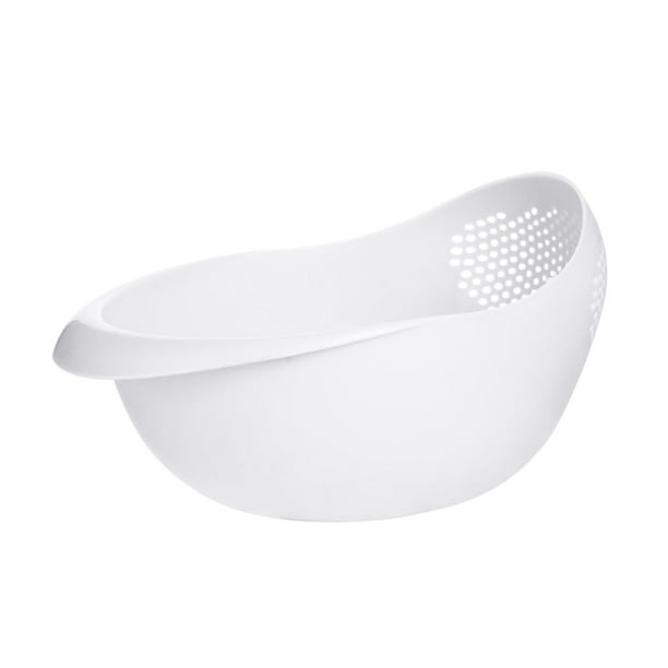 Cesta Escurridora Y Lavadora De Arroz Con Asa Para Un Drenaje Sin Esfuerzo, Utensilio De Cocina Multiusos Para Lavar Y Preparar Alimentos.