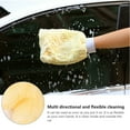 thumbnail image 4 of 2Pcs Double Side Imitation Wool Car Wash Maintenance Mitt Auto Cleaning Gloves Tool Car Accessories, 4 of 7
