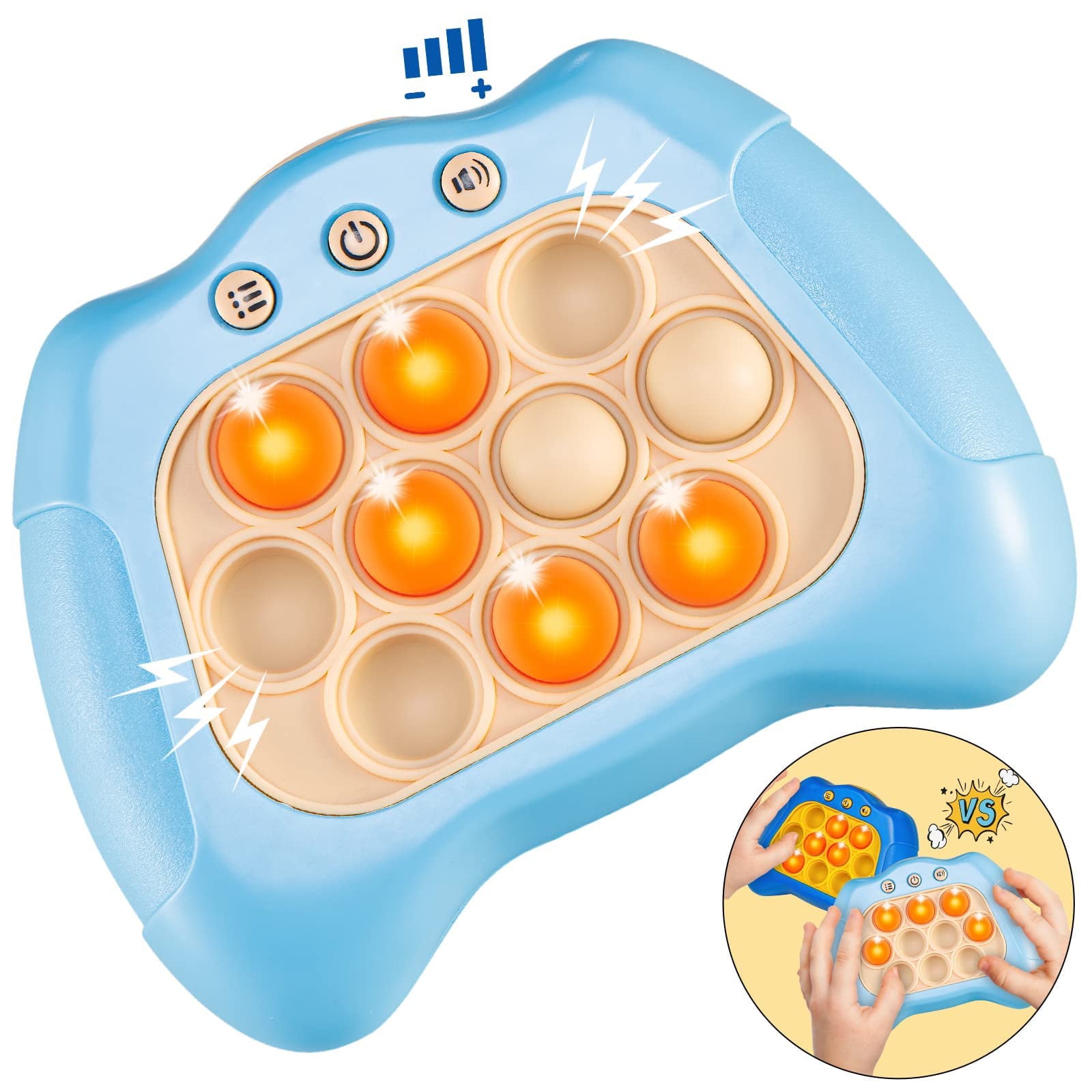 Quick Push Light Up Pop Game Fidget Toys pour adultes et enfants sensoriels  Pop It
