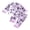 Purple, variant on RUINIXCW Kids Toddler Baby Girl Halloween Silk Stain Pajamas Set Fall Sleepwear Ghost Print Fur Cuffs Long Sleeve Button Down Shirt and Pants Set Homewear Loungewear 1-8 Years
