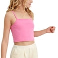 thumbnail image 5 of OGLCCG 3 Pack Girls Tank Tops Scoop Neck Soft Crop Cami Solid Spaghetti Strap Sleeveless Undershirts for Kids Girls 3-14 Years, 5 of 8