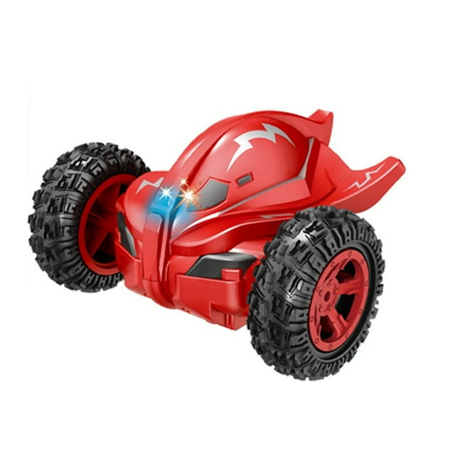 RC Car With Light 2.4G Two Wheels Stunt Roll Car 360 Degree Flip Car Vehicle Remote Control Toys Stunt Car For Children