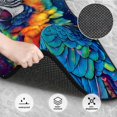 thumbnail image 2 of Salouo Vibrant Rainbow Parrot Fantasy for 4-Piece Floor Mats, Custom Fit Car Mats All-Weather Car Foot Mats Automotive Floor Mats for Cars, Trucks, SUVs, Vehicle Floor Liner, 2 of 7