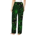 thumbnail image 3 of Balery Green Bright Web with Spiders print Women's Pajama Pants,Ultra Lightweight Pjs,Lounge Pant-X-Large, 3 of 9