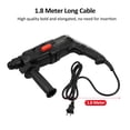 thumbnail image 4 of AC110V 710W High Power Rotary Hammer Drill Electric Hammer Concrete/Masonry Rotary Hammer with Vibration Control and Safety Clutch Electric Hammer with Infinitely Variable Speeds, 4 of 7