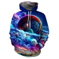 thumbnail image 2 of Sudadera con capucha Laxity con estampado 3D de Florid Planet para hombre y mujer, informal, de gran tamaño, sudadera popular de moda, tendencia de moda, ropa para hombre, 2 of 5
