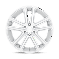 thumbnail image 3 of Dub S257 Flex 24X10 5X127 10Et 78.1Cb Gloss Silver Brushed Face Wheel, 3 of 3