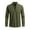 Army Green, variant on Mens Polo Shirts Long Sleeve Lightweight Stand Collar Henley Shirt Beach Casual Golf Shirts Army Green L