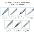 thumbnail image 3 of Yeacher Mini TS100 TS101 Mini Digital Soldering Iron Bit Steel Welding Tips Easy Installation Replacement Heads 7Types Optional, 3 of 5