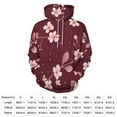 thumbnail image 2 of Cherry Blossom Floral Print 3d Sweatshirts Hoodie Fashion Casual Personality Men's Women Street Hoodie Pullovers Long Sleeve Comfortable Top, 2 of 6