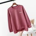 thumbnail image 4 of Womens Fleece Thermal Base Layer Shirt Long Sleeve Round Neck Tops Soft Lightweight Cold Weather Undershirt, 4 of 4