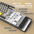 thumbnail image 4 of Teclado Mecánico Gamer A.JAZZ AK820 Pro Inalámbrico RGB, 4 of 8