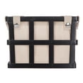 thumbnail image 6 of Mainstays Black Rectangle Metal Storage Basket with Removable Liner, 6 of 9