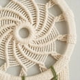 thumbnail image 3 of AtrapasueñOs Boho DecoracióN de Pared AtrapasueñOs Macramé Colgante de Pared con 3 Hojas Tejidas Borlas DecoracióN del Hogar 25X80Cm, 3 of 5