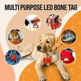 thumbnail image 7 of DoggyLove Led Dog Collar Light – Dog Lights for Night Walking – Glow in The Dark Dog Tag - LED Light Up Dog Tag - Clip On Blinking Dog Tag - Bone Shape ID Tag for Pet Safety, 7 of 7