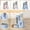 Light Blue, variant on 2-in-1 Gravity Pet Food Feeder and Water Dispenser Set for Hamsters,Rabbits,Guinea Pigs and Small Animals,Self-Refilling Feeding and Drinking Station,White