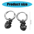 thumbnail image 3 of Elegant Heart Dangle Earrings Titaniums Steel Dangling Earrings Eye Catching Ear Drops Unisex Accessory for Party, 3 of 4
