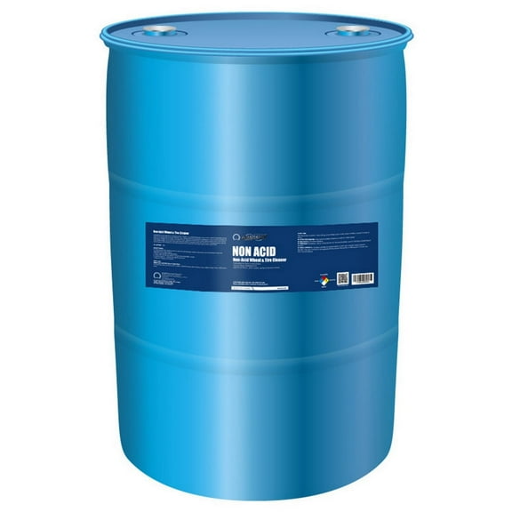 Nanoskin NON ACID Professional Wheel & Tire Cleaner 55 Gallons – Works with Wheel Brush & Tire Brush | Car Wash Wheel Cleaning Spray for Car Detailing | Removes Brake Dust, Oil, Dirt, Light Corrosion