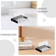 thumbnail image 3 of KAKOWELY vinyl record storage box 6pcs High Transparency Cassette Tape Storage Box Plastic Audio Cassette Holder Clear Recording Cassette Cases Tape Protection Case, 3 of 5