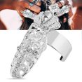 thumbnail image 4 of Nail Ring,Crown Bowknot Crystal Finger Nail Finger Rings Finger Tips Ring Exceptional Value, 4 of 7