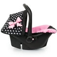 thumbnail image 3 of Bayer: Deluxe Car Seat: Hearts Black & Pink - Pretend Play Accessory for Dolls/Plushes Up to 18", Ages 3+, Large | baby dolls | dress up, 3 of 7