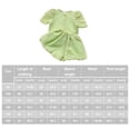 thumbnail image 4 of Jumpingount Conjunto de camisas de ropa para niñas, mano de obra de poliéster de verano, pantalones de cierre de piel de larga duración, Tops conjuntos de ropa verde 120cm, 4 of 6