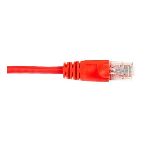 Black Box CAT6 Value Line Patch Cable, Stranded, Red, 15-ft. (4.5-m), CAT6PC-015-RD