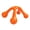 Dark Orange, variant on YIFAEUX Handheld Full Body Massager 4 Legged Pressure Point Deep Tissue Sore Muscles Recovery Physical Therapy Shoulder Arm Neck Back Feet Massage Tool