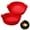 Red-2PCS, variant on Air Fryer Silicone Pot, 2Pcs Air Fryer Silicone Liners Round Food Safe Non Stick Air Fryer Basket Oven Accessories, Reusable Replacement of Flammable Parchment Liner Paper Fits 3.6 To 6.8QT Air Fryer