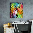 thumbnail image 4 of Epic Graffiti 'Shih Tzu' by Dean Russo, Giclee Canvas Wall Art, 20"x24", 4 of 8