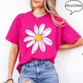 thumbnail image 4 of Daisy T-Shirt, Daisy Flower Shirt, Summer Shirt, Floral Shirt, Gift For Woman, Daisy Lover Gift, 4 of 6