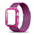 thumbnail image 4 of Caja De Vidrio + Metal Inoxidable Para La Correa Del Reloj De Apple 41MM 45MM 40mm 44mm 38mm 42mm Pulsera De Acero Para iWatch 8 5 4 3 SE 6 7 Ultra 49mm, 4 of 4