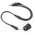 thumbnail image 4 of Uxcell 1 Female To 3 Male 0.22''x0.08'' DC Power Splitter for Camera LED, 4 of 5