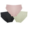 thumbnail image 1 of Fem Laser Cut Scalloped Bikini - 3 Pk, 1 of 4