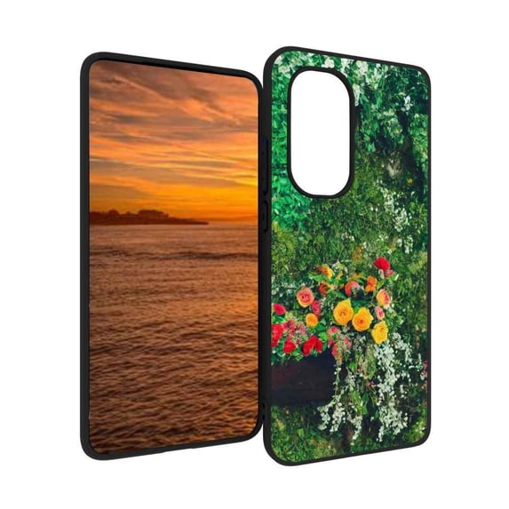 Floral-267 Phone Case, Degined for Motorola Moto Edge 2022 Case Men Women, Flexible Silicone Shockproof Case for Motorola Moto Edge 2022