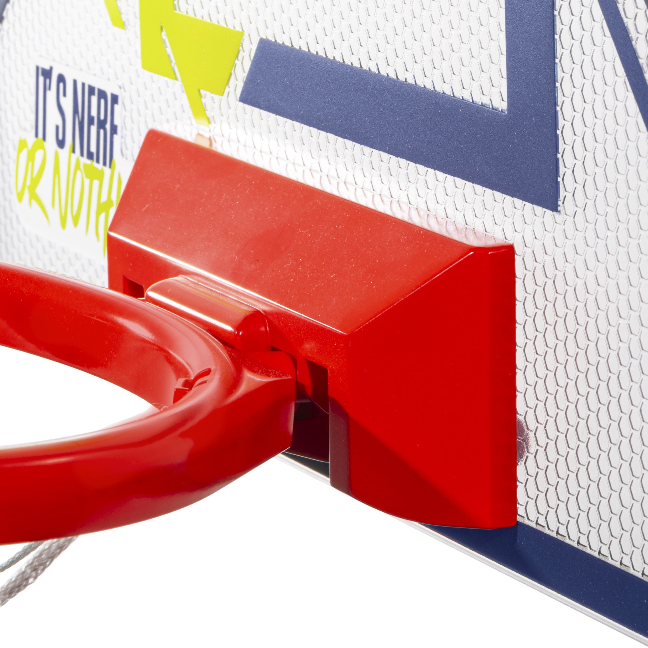 NERFOOP Elite Basketball Hoop Set - Over the Door Mini Hoop Set with NERF Foam Basketball - Perfect Bedroom + Office Accessory Hoop - Includes Foam Ball